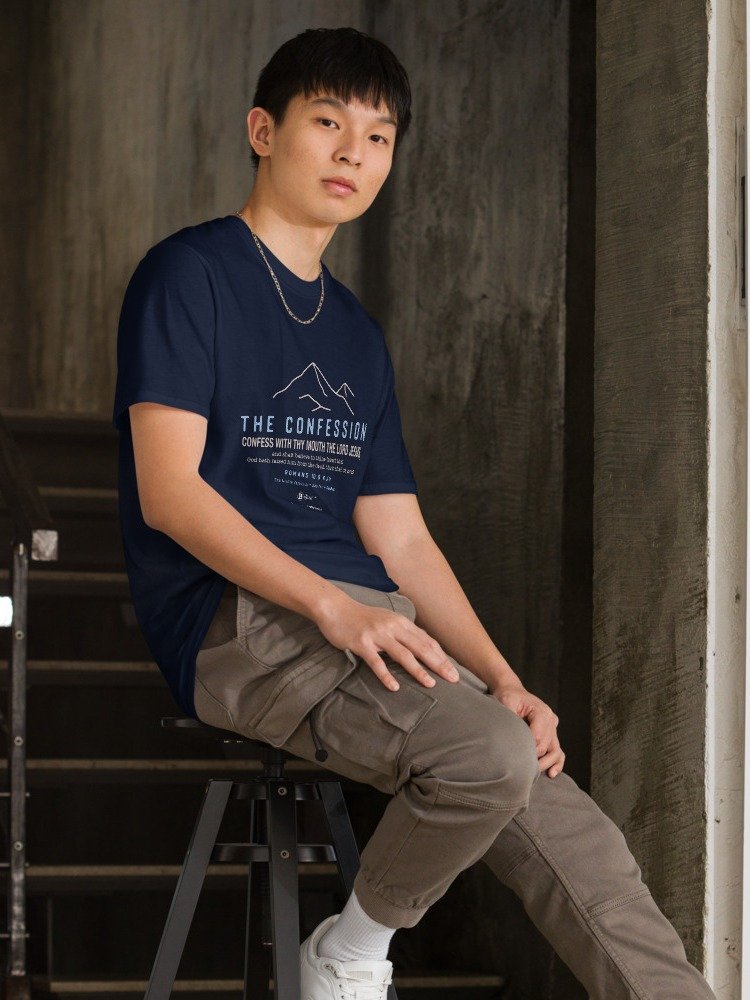 T-Shirt, The Road to Salvation, Step 2, CONFESSION/Confess, Short-Sleeve Unisex T-Shirt product image (18)
