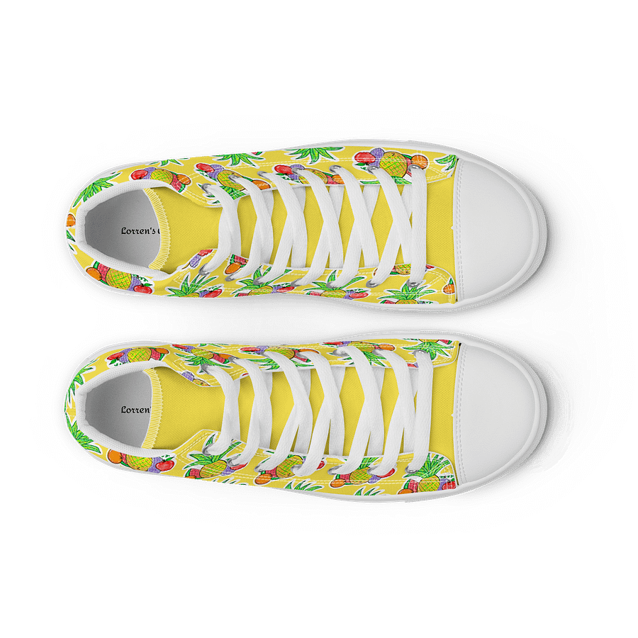 Tropical fruit punch High Top canvas shoes product image (9)