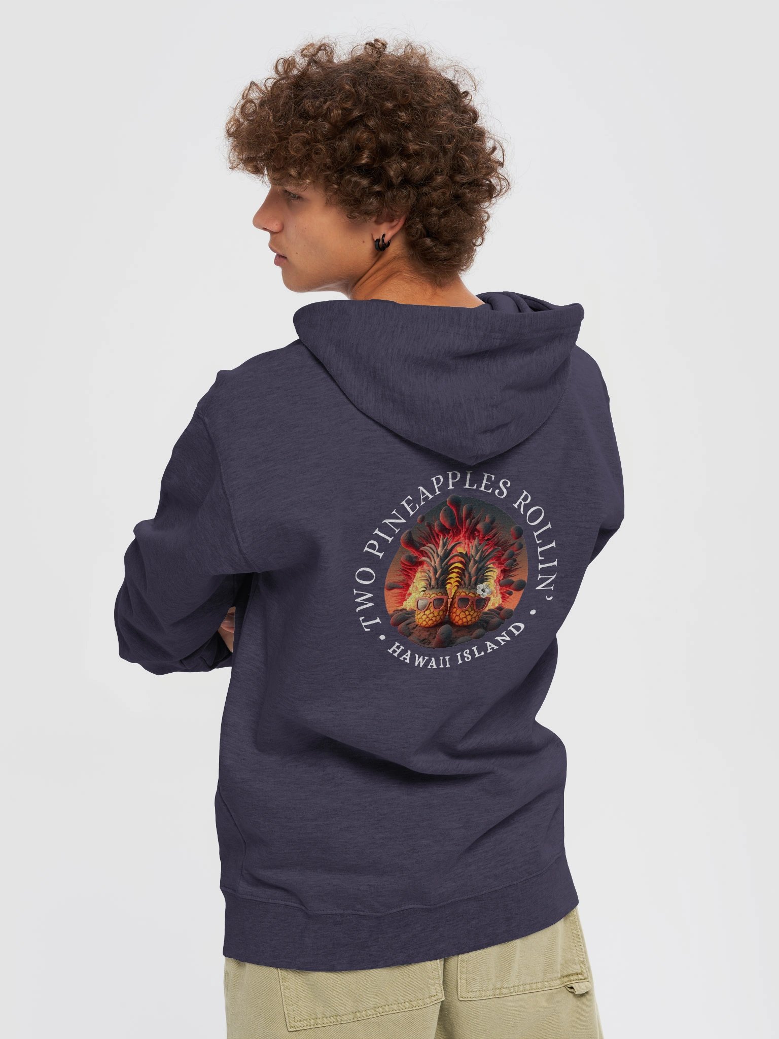 Fleece Zip Up Hoodie Independent Trading Co. product image (8)