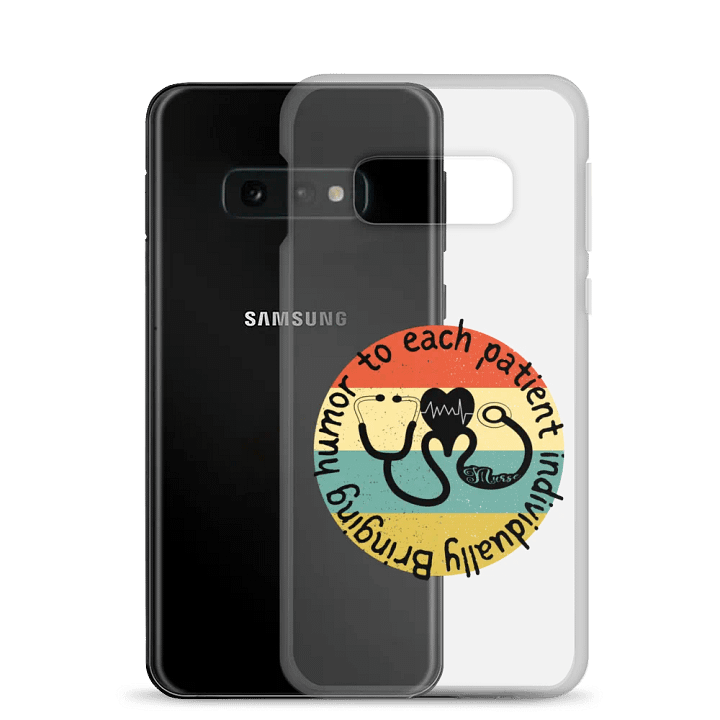 Bringing humor to each patient individually Clear Samsung® Case product image (21)