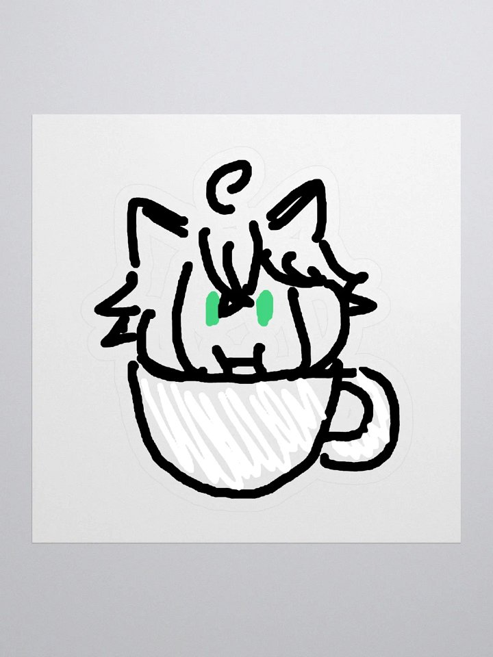 Dai cat mug sticker product image (1)