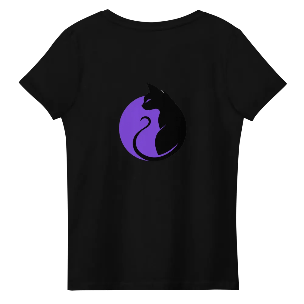 KawaiKitten Fitted Black Tee product image (3)
