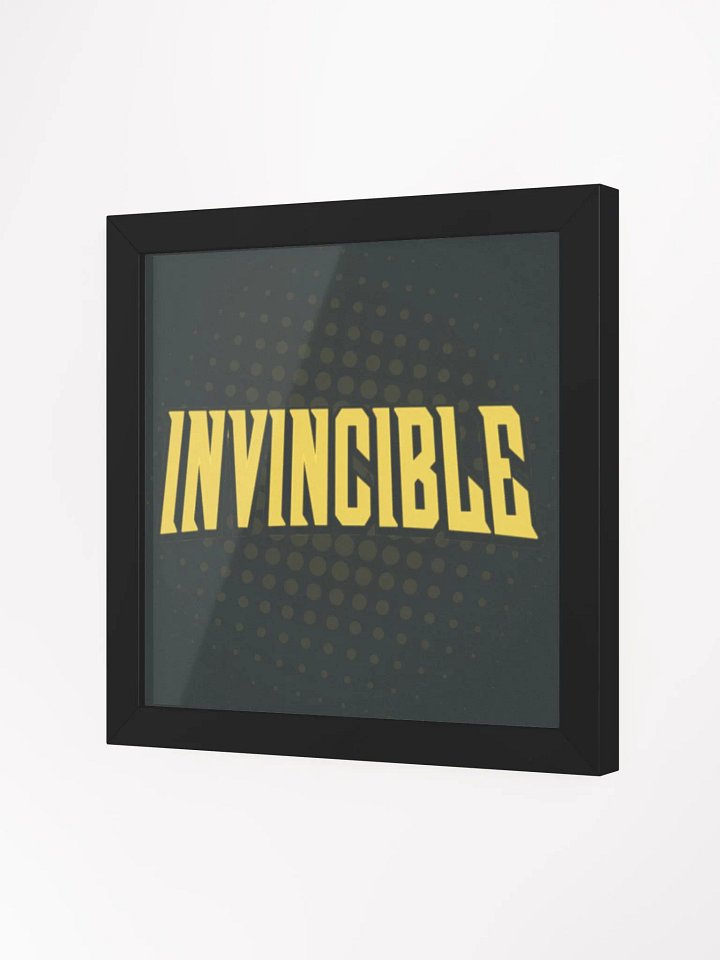 Black Invincible Poster product image (6)