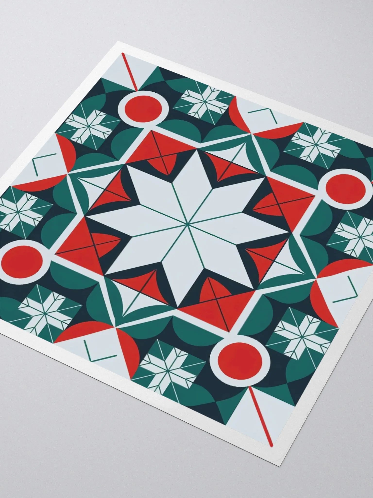 Kaleidoscope patterned Kiss Cut Stickers product image (12)