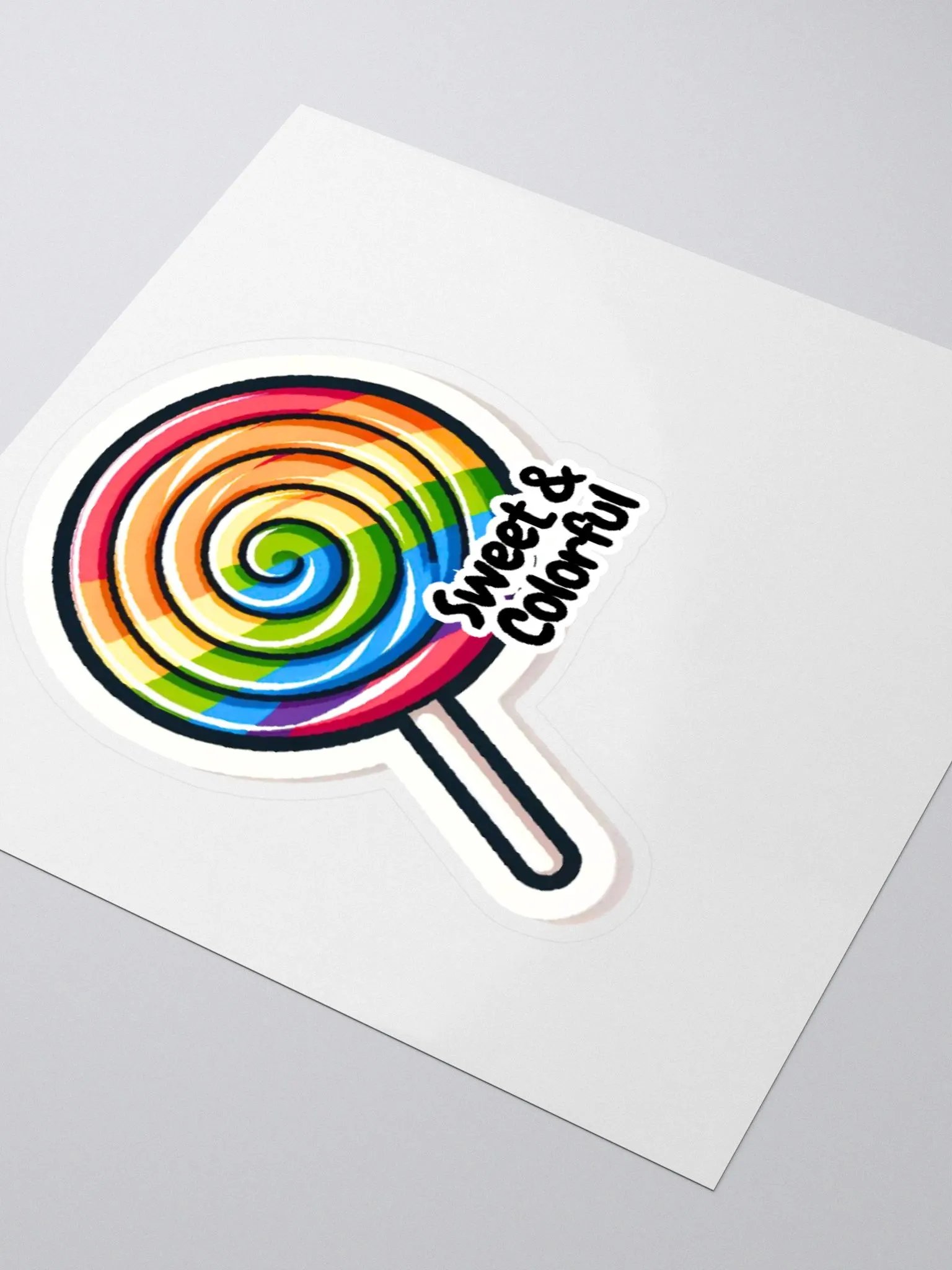 Sweet & Colorful-Rainbow Vibe Sticker-Sweet as Candy Sticker product image (8)