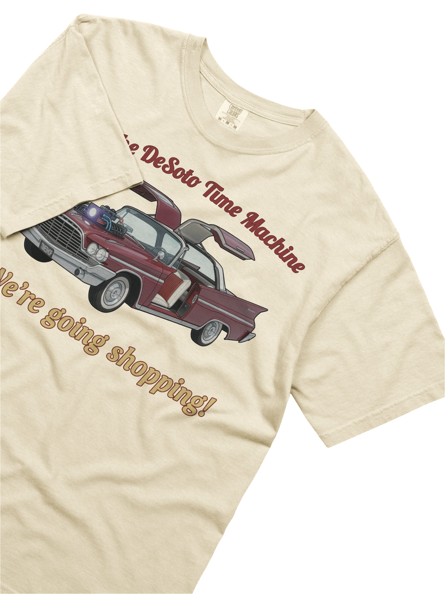 “Get in the DeSoto Time Machine – We’re Going Shopping” – Tee product image (55)
