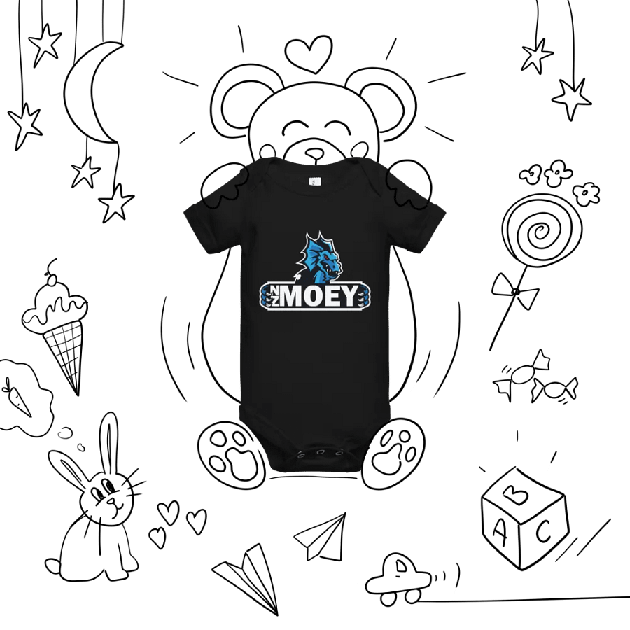 NZMOEY Logo Bella+Canvas Baby Short Sleeve One Piece product image (7)
