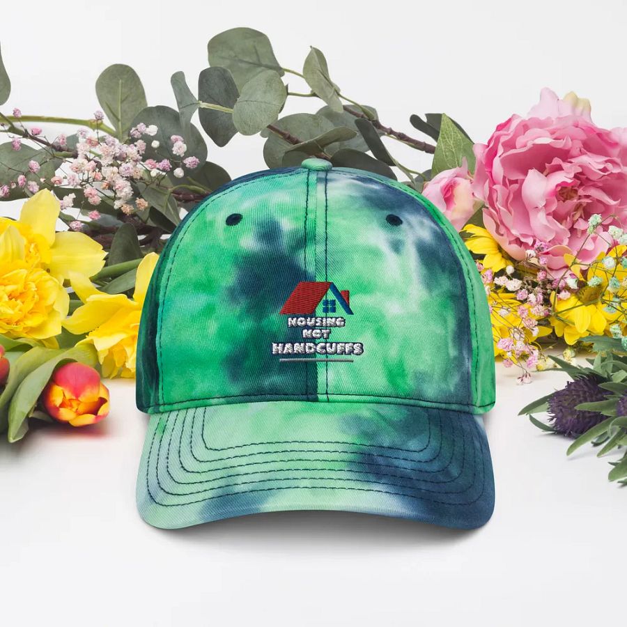 Housing Not Handcuffs Tie-Dye Dad Hat product image (4)