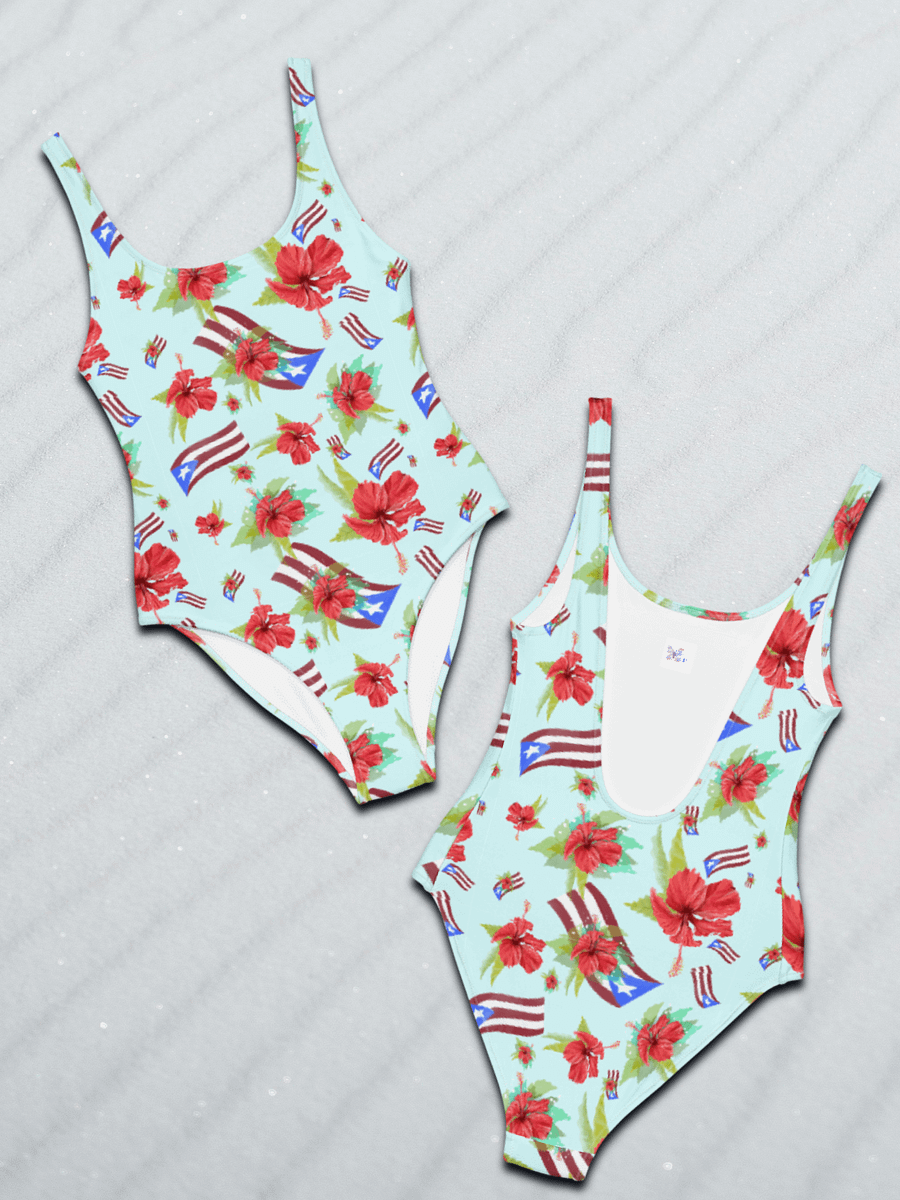 Puerto Rican Pride All-Over Swimsuit product image (5)