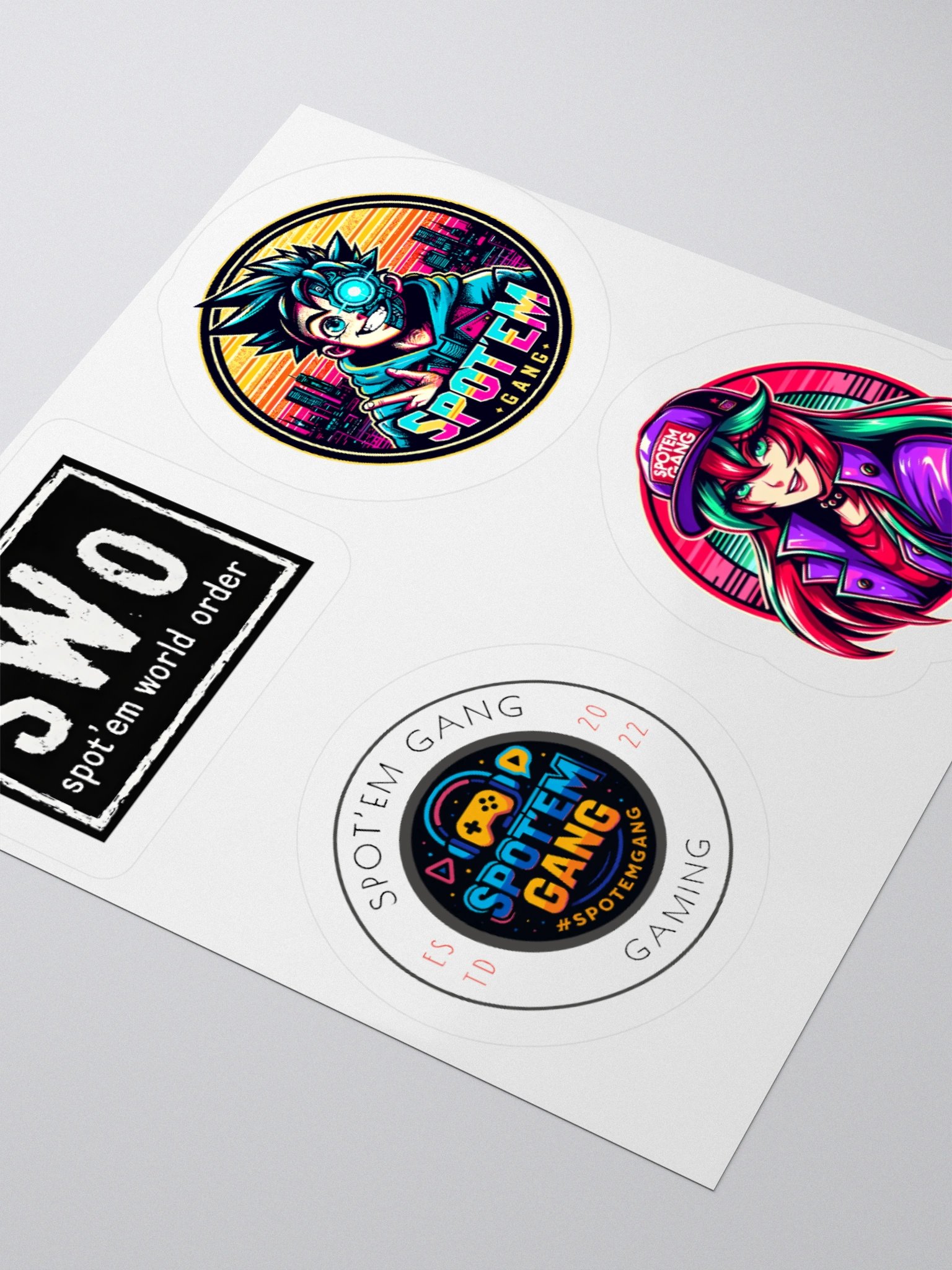 Spot'em Gang Vinyl Kiss Cut Stickers (Set 1) product image (7)