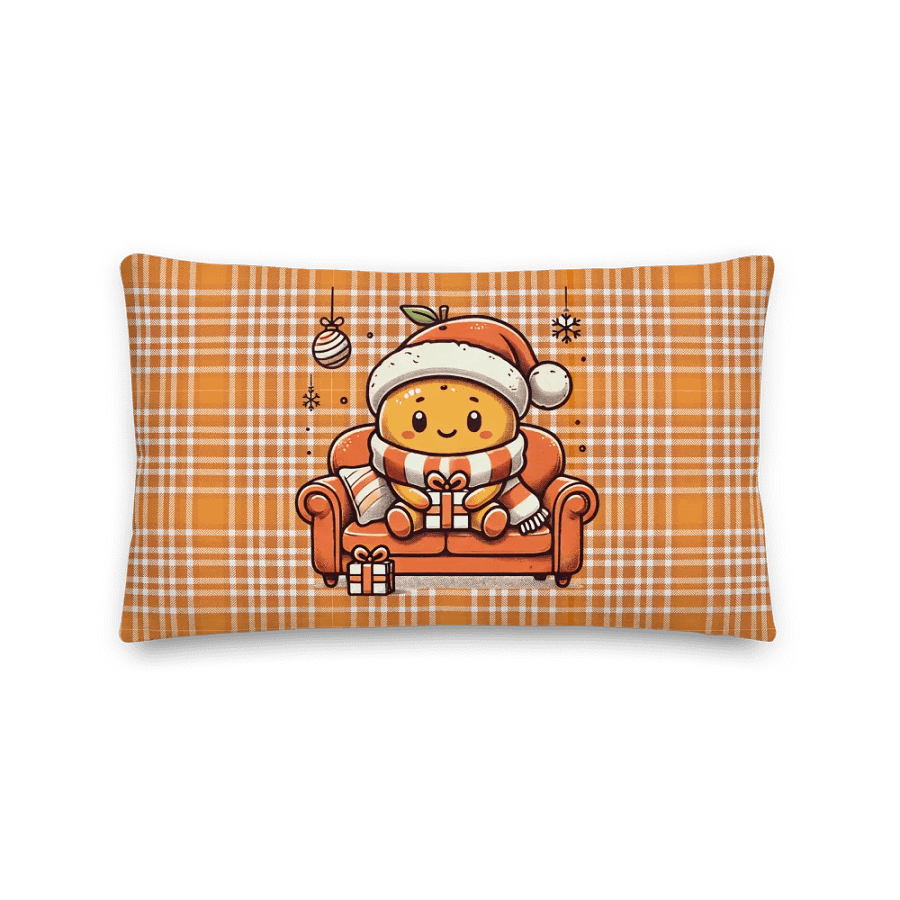 Cozy Tangerine Xmas Pillow 2 product image (4)