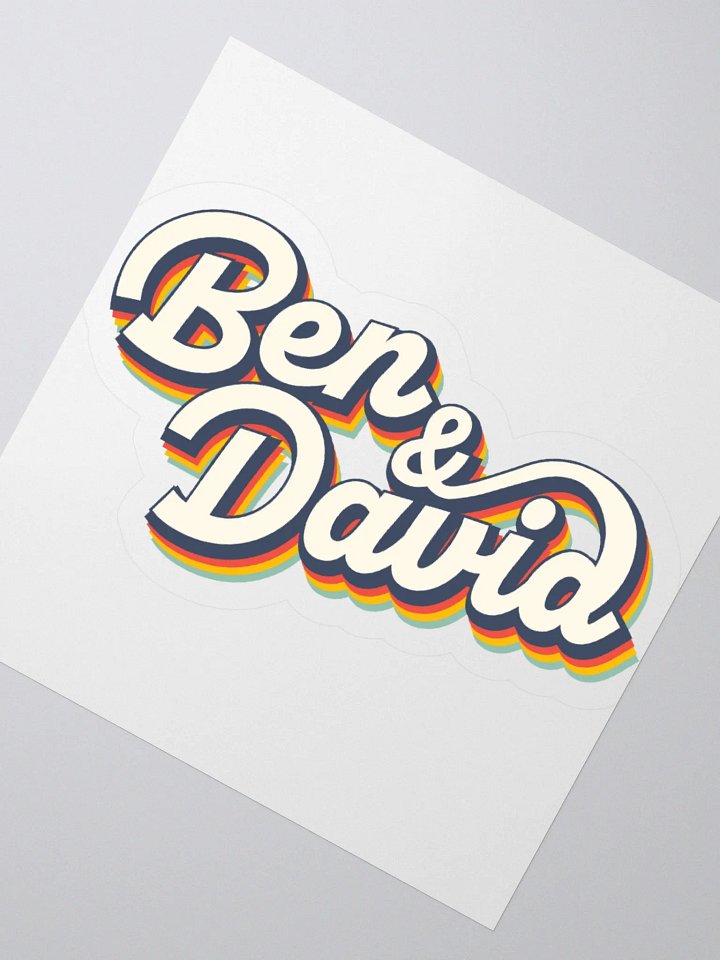 Cruise With Ben & David Sticker product image (2)