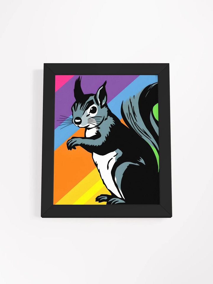 Rainbow Graffiti Pooky Vibrant Ayous Wood Framed Matte Poster product image (7)