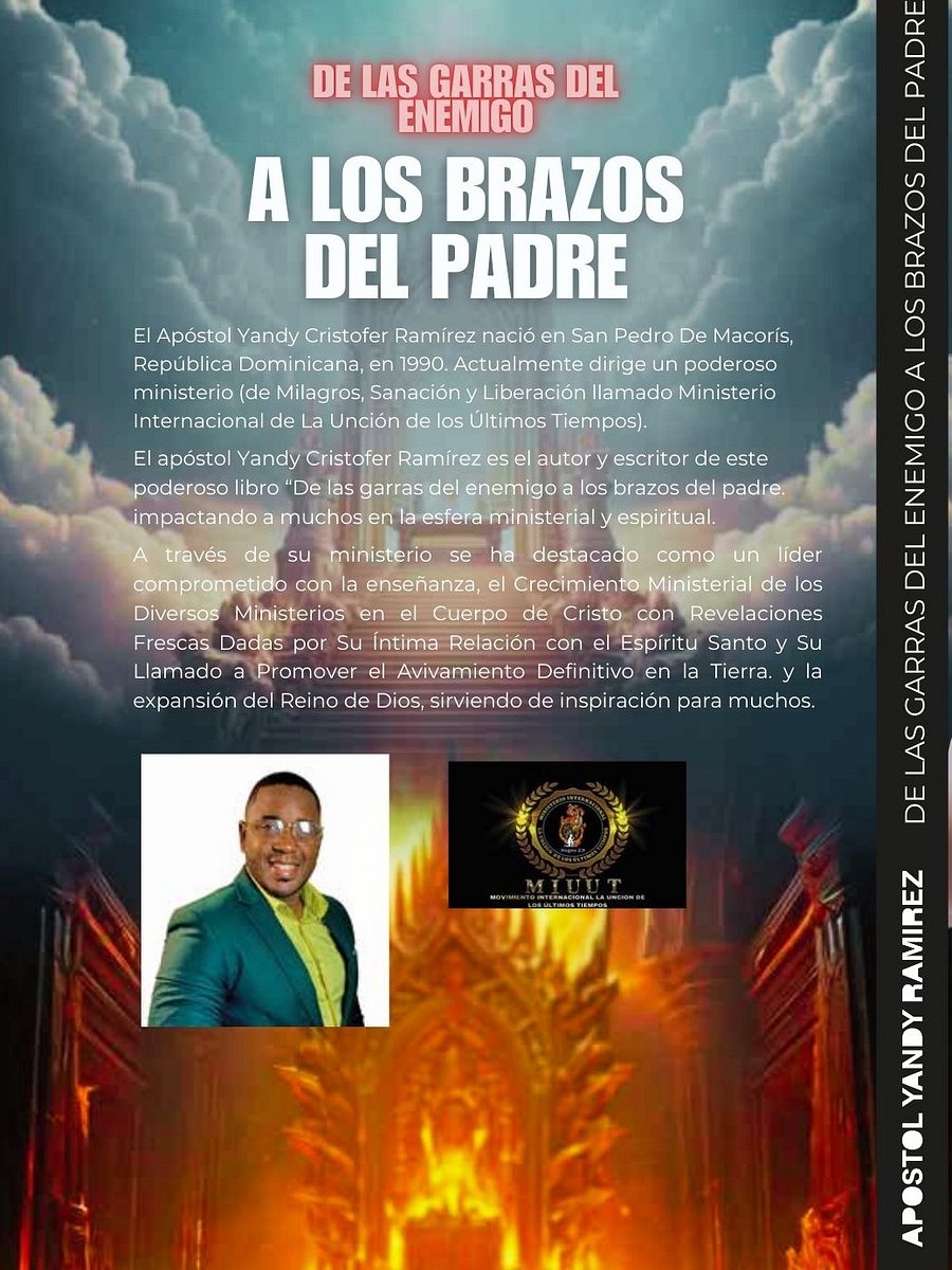 Libro Sobrenatural ( DE LAS GARRAS DEL ENEMIGO A LOS BRAZOS DEL PADRE ( Apostol Yandy Ramírez Libro PDF product image (2)