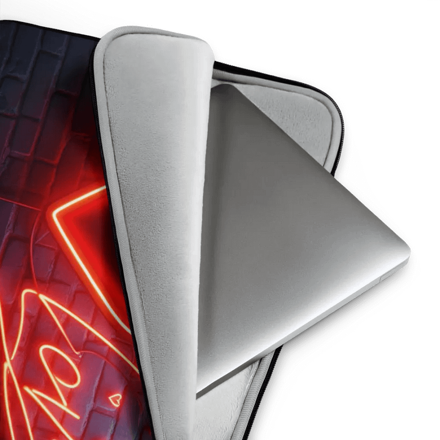 Neon Love Laptop Sleeve product image (3)