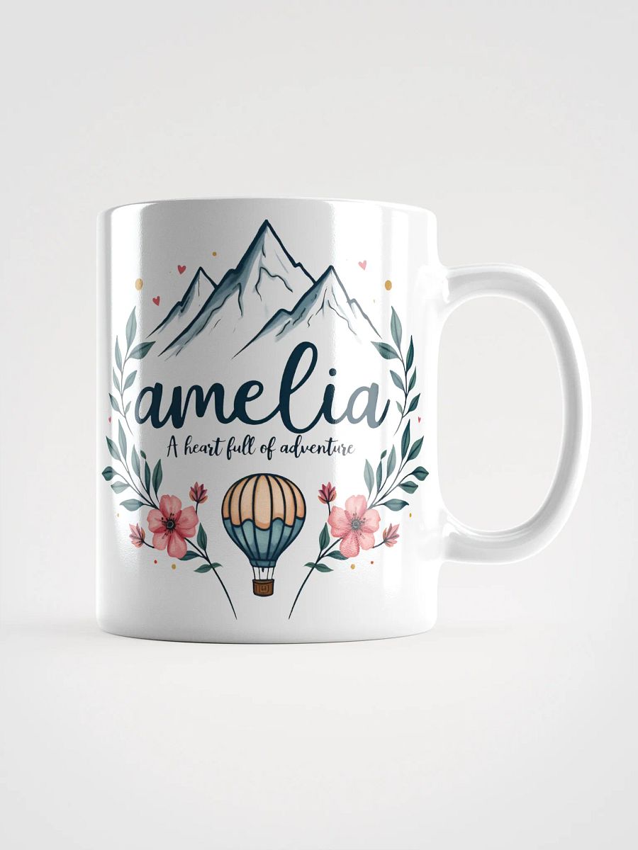 Amelia Mug – A Heart Full of Adventure: Celebrate the Beauty of Personalization product image (1)