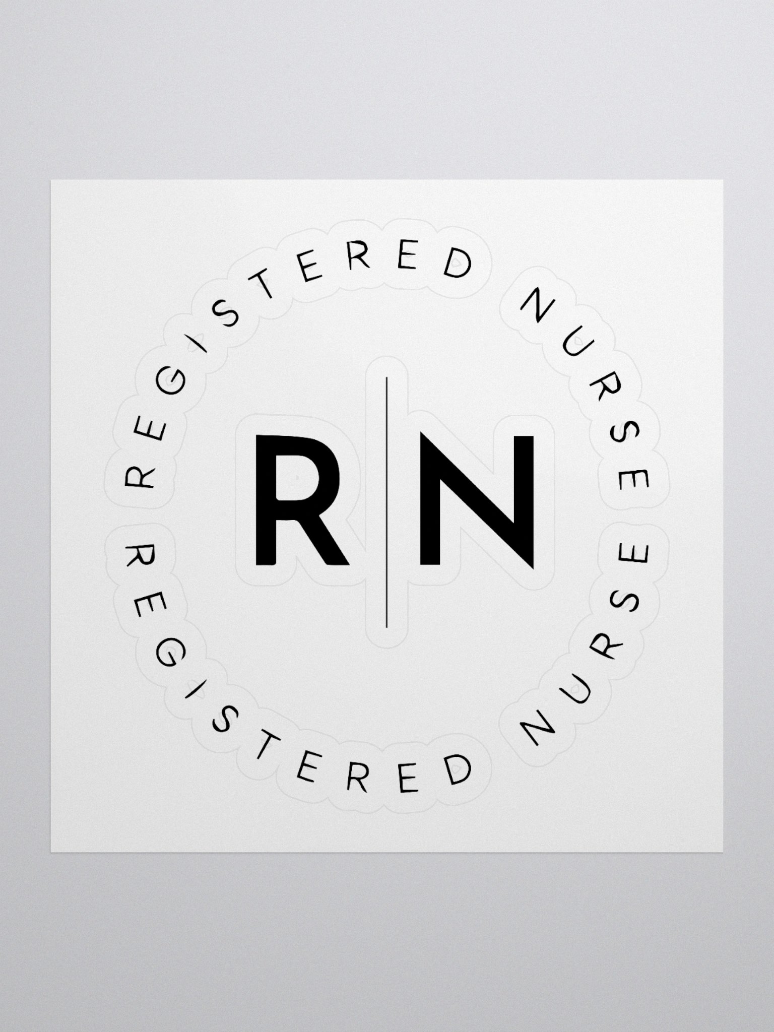 R/N Classic Sticker product image (1)