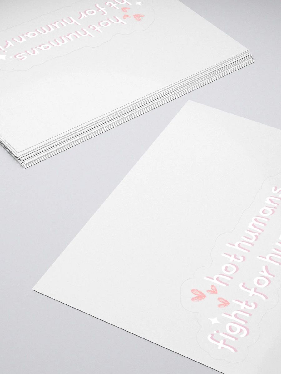 hot humans fight for human rights sticker product image (10)