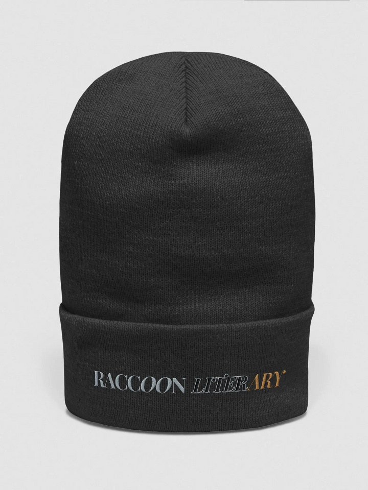 Engraved Literary Cuffed Beanie product image (1)