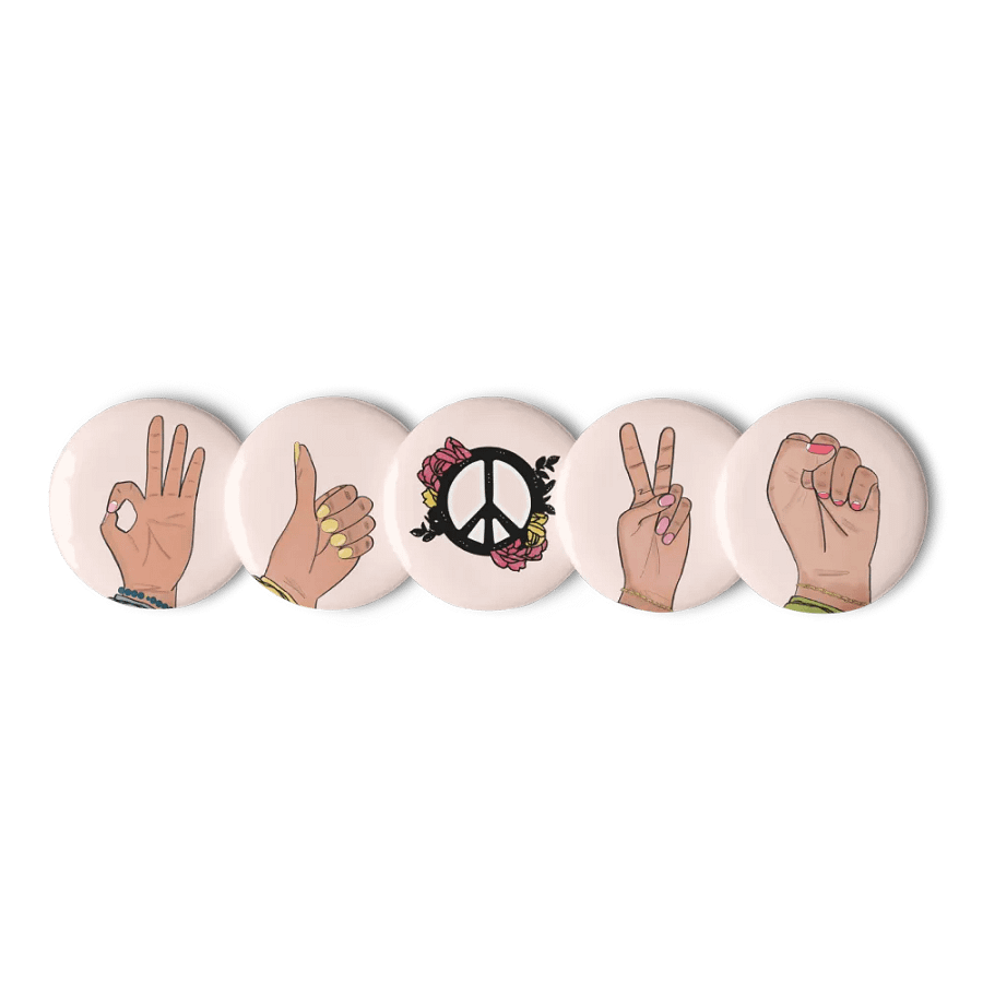 Peace At Hand Pin Set product image (5)