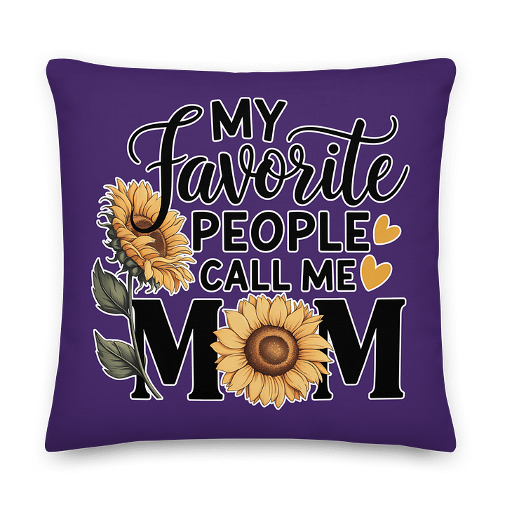Mom's Sunshine Premium Pillow product image (1)