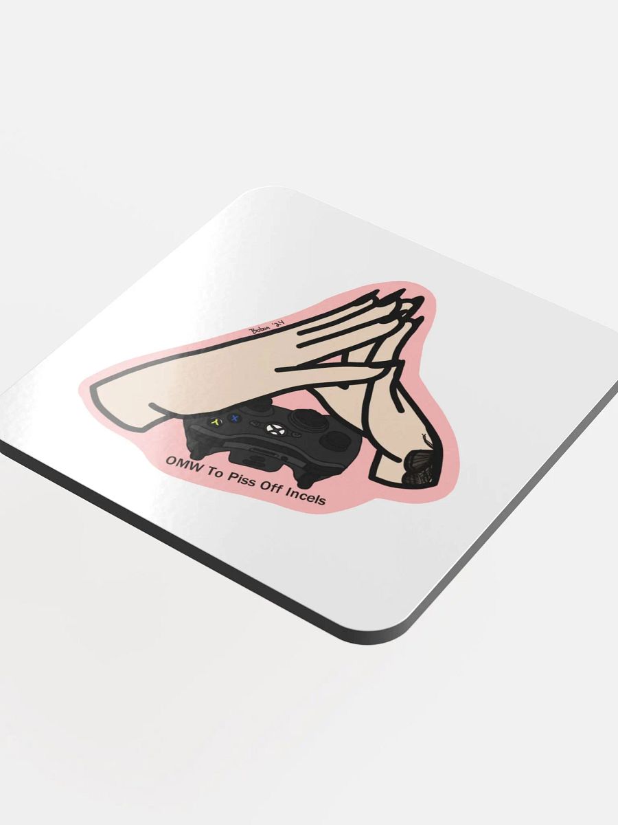 OMW To P*ss Off Incels Coaster product image (4)