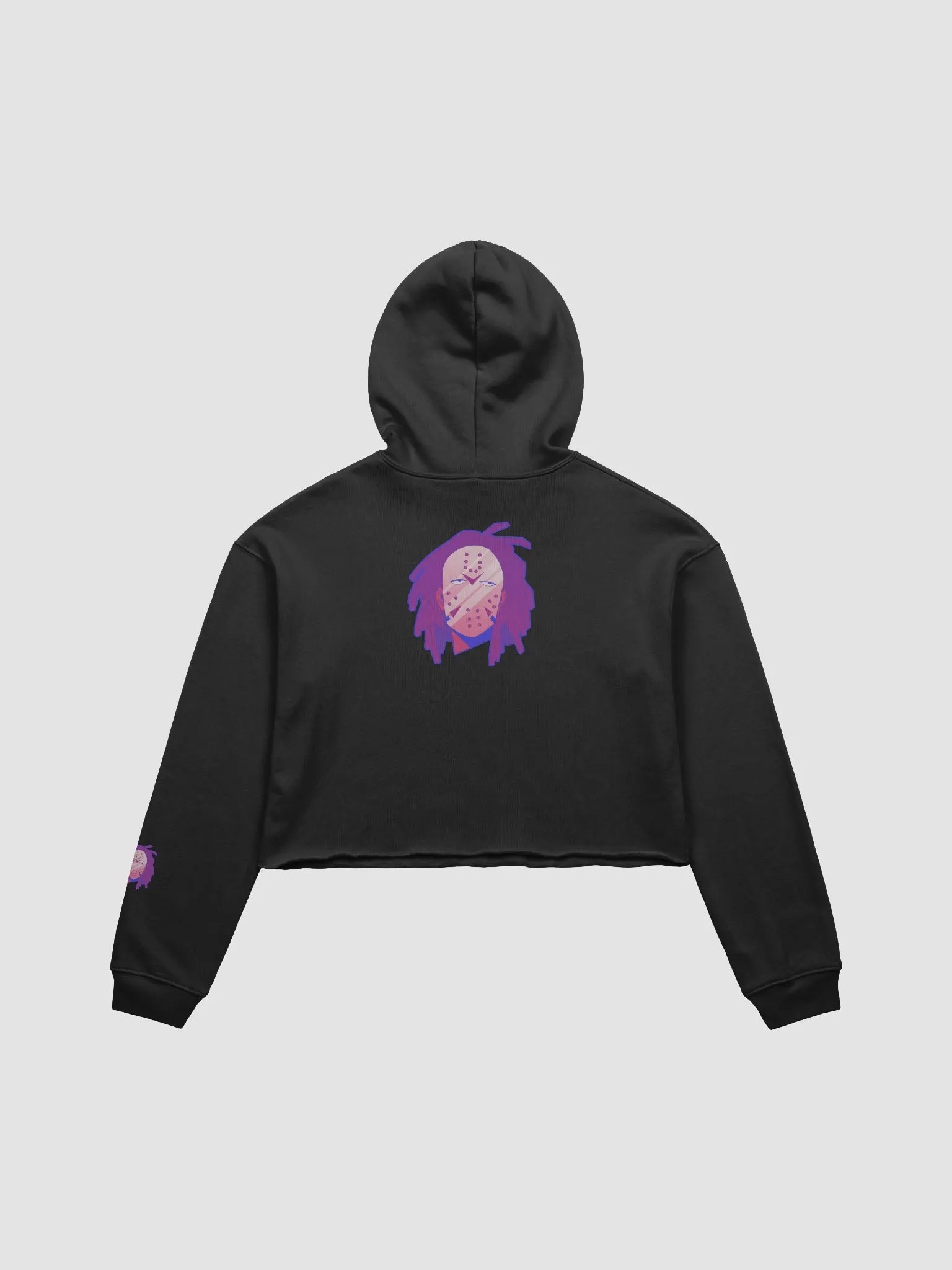 SHY KILLER WOMENS CROP TOP HOODIE product image (6)