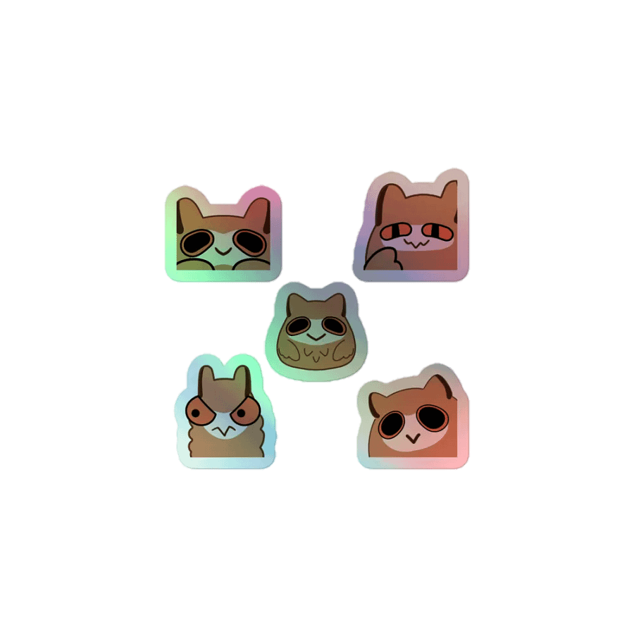 Yuni Uhu - Holographic Sticker Set product image (1)