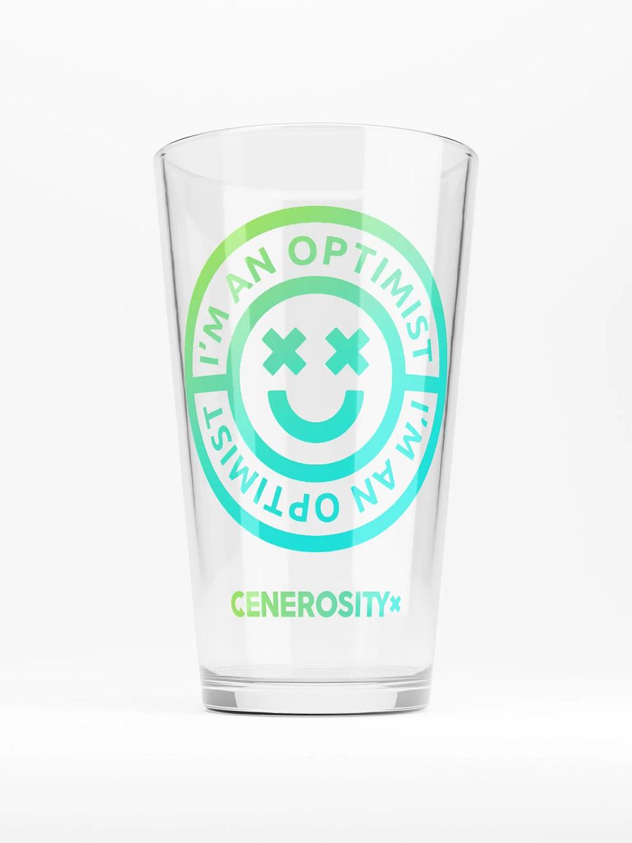 GX I'm an Optimist Pint Glass product image (1)