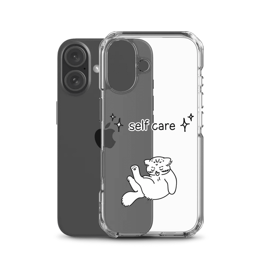 Self Care Manul - Clear iPhone Case product image (50)