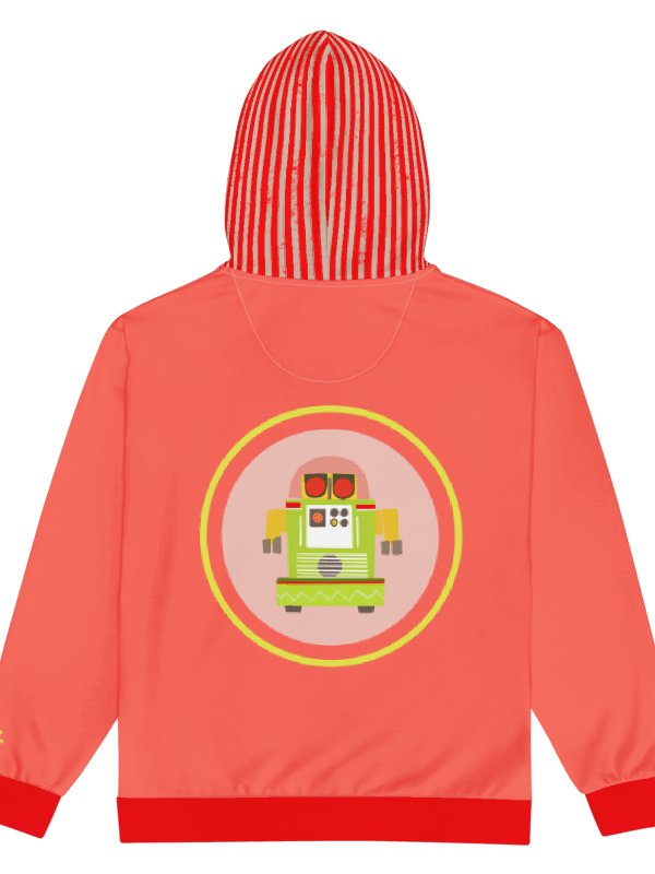 Roller-Egg the Atomic Robot - Sweatshirt with Striped Hood product image (6)