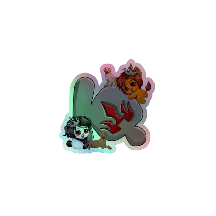 KQ Logo Holographic Sticker product image (2)