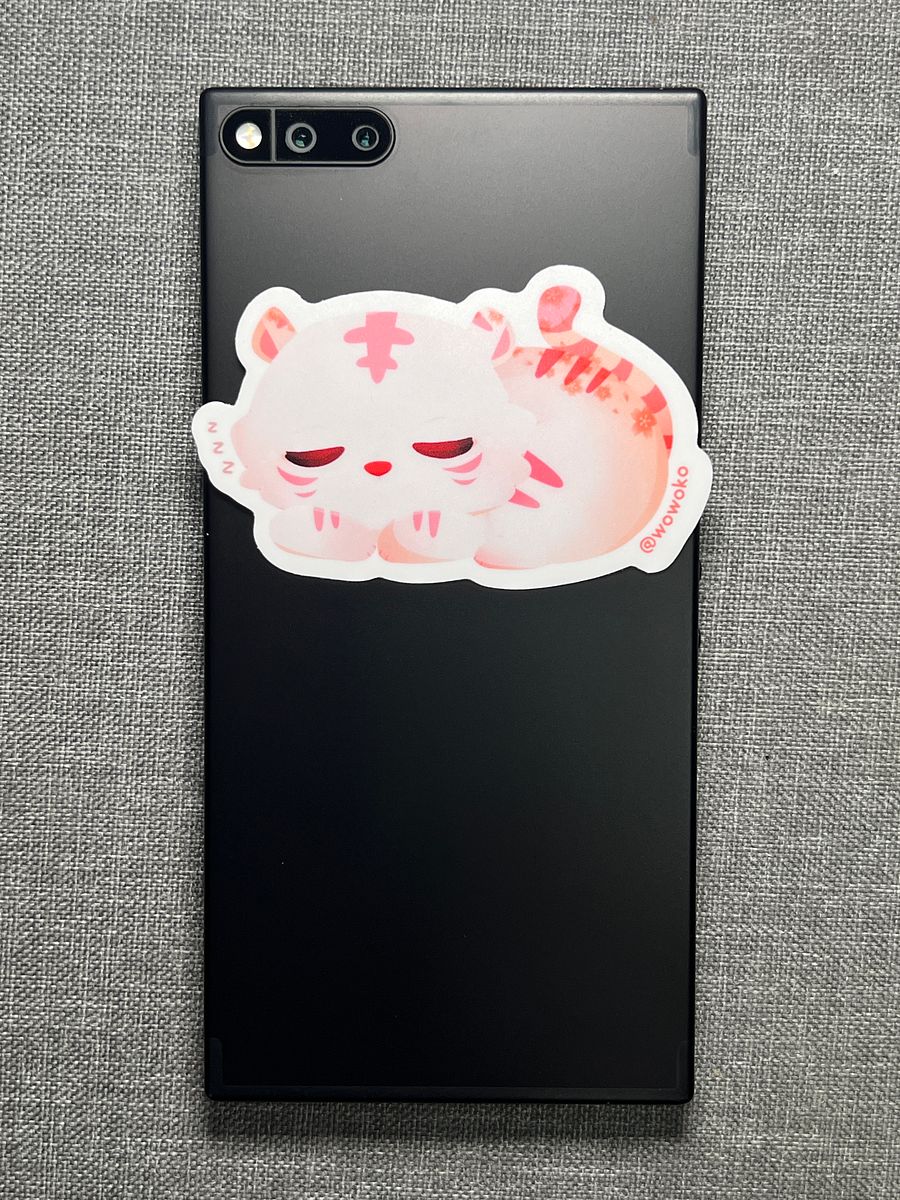 Sleepy Zodiac Animal - Tiger - Sticker product image (2)