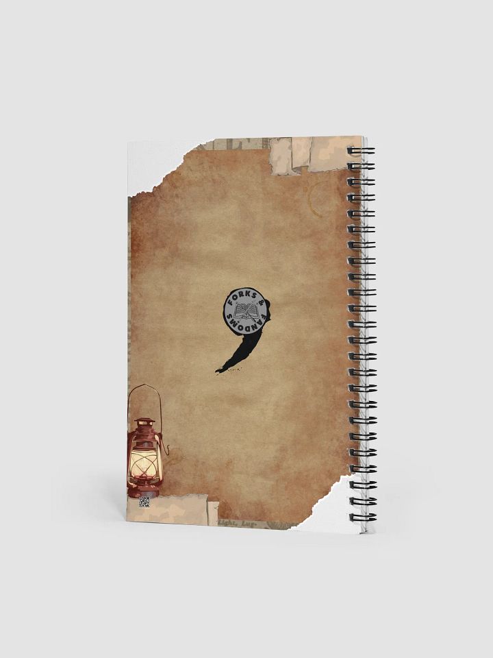 Forks & Fandoms ✒️ Team Oxford Comma Vintage Spiral Journal product image (2)