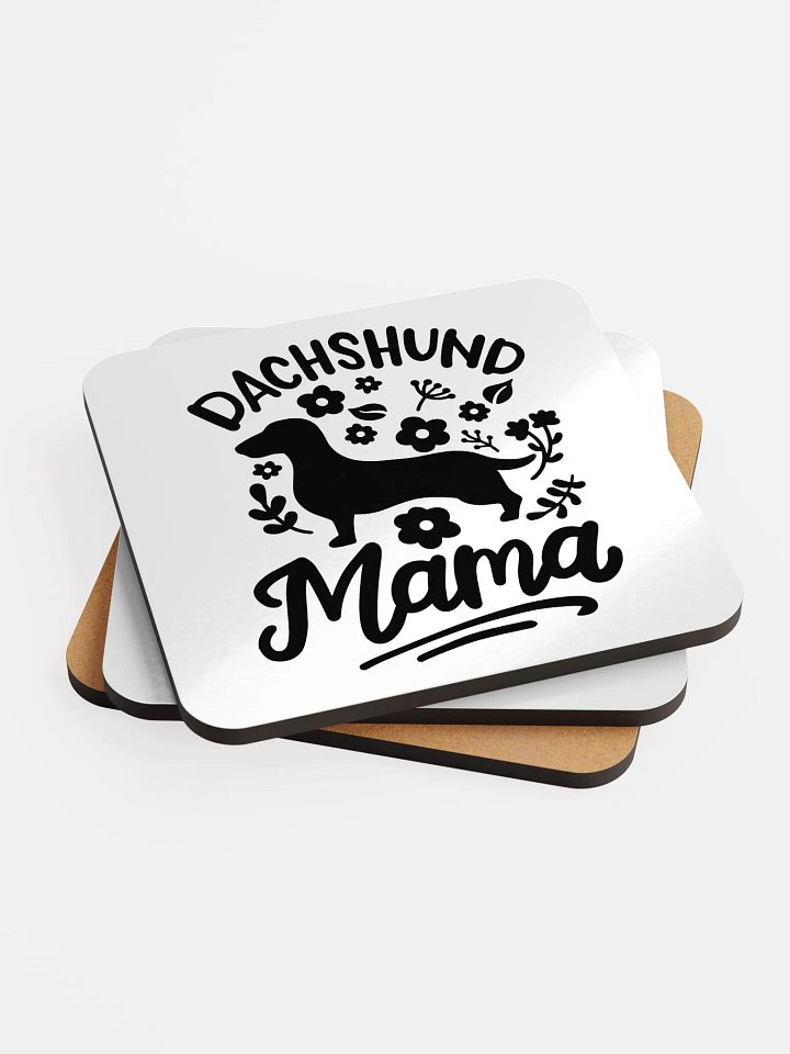 ScarletWolf Dachshund Mama Coaster product image (2)