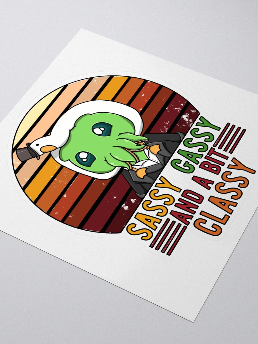 AuronSpectre Sassy, Gassy, & A Bit Classy Sticker product image (3)