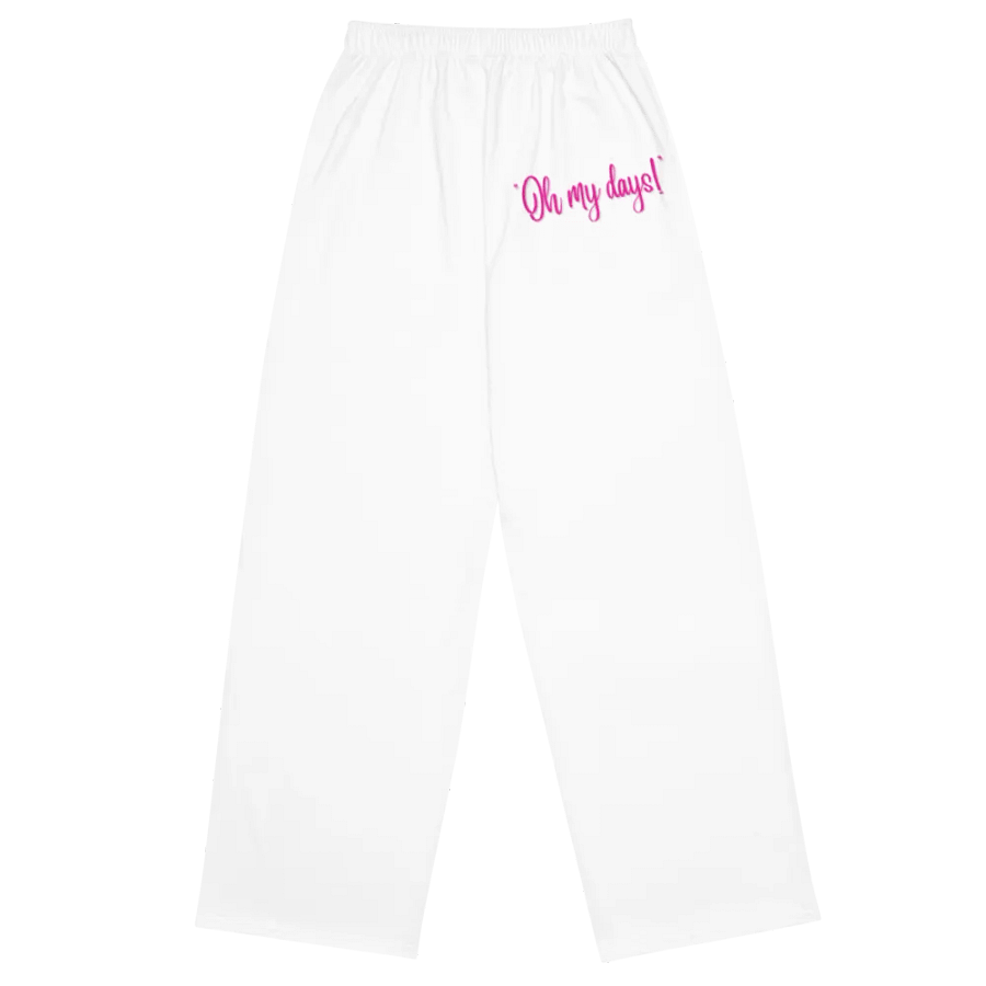 Rahskools Graffiti Teddy Ladies Wide-Leg Pants product image (5)