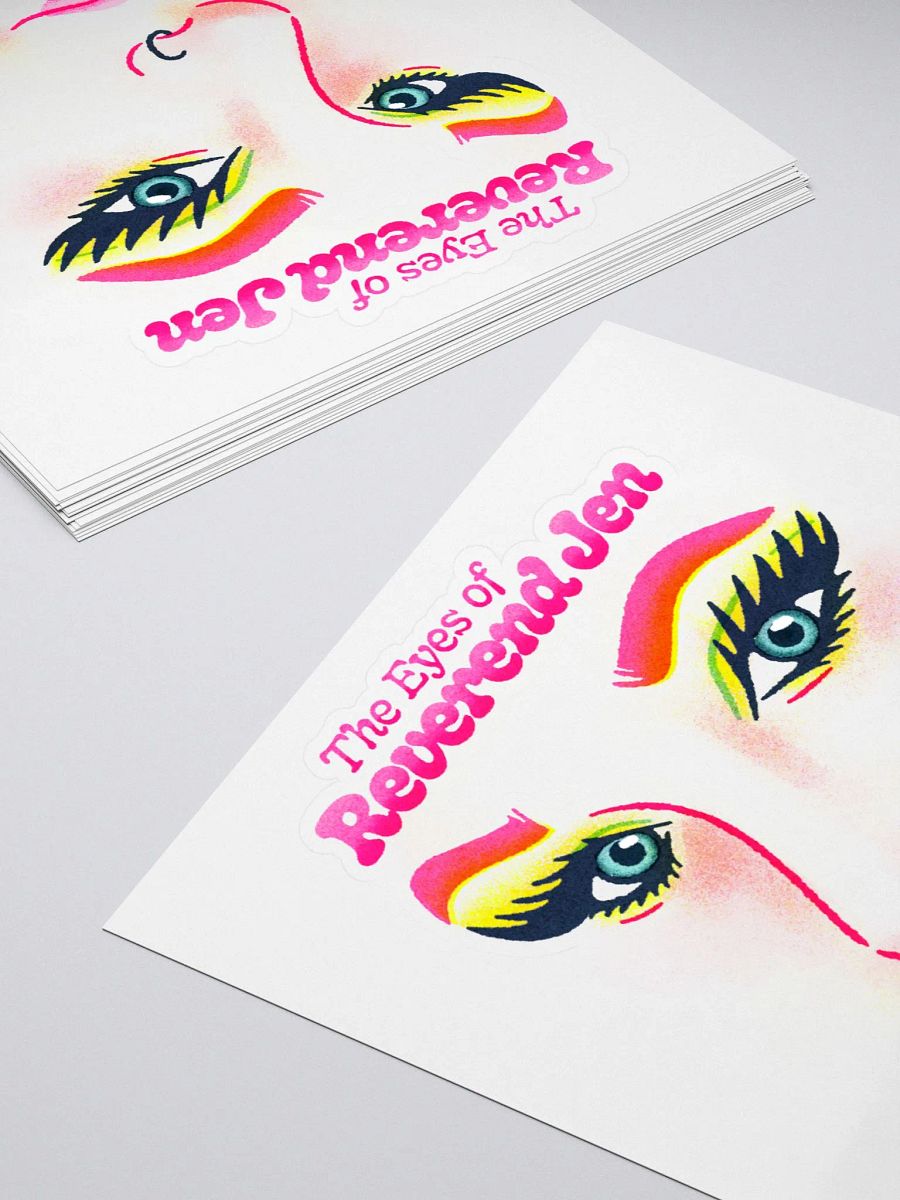 The Eyes of Rev. Jen sticker product image (4)