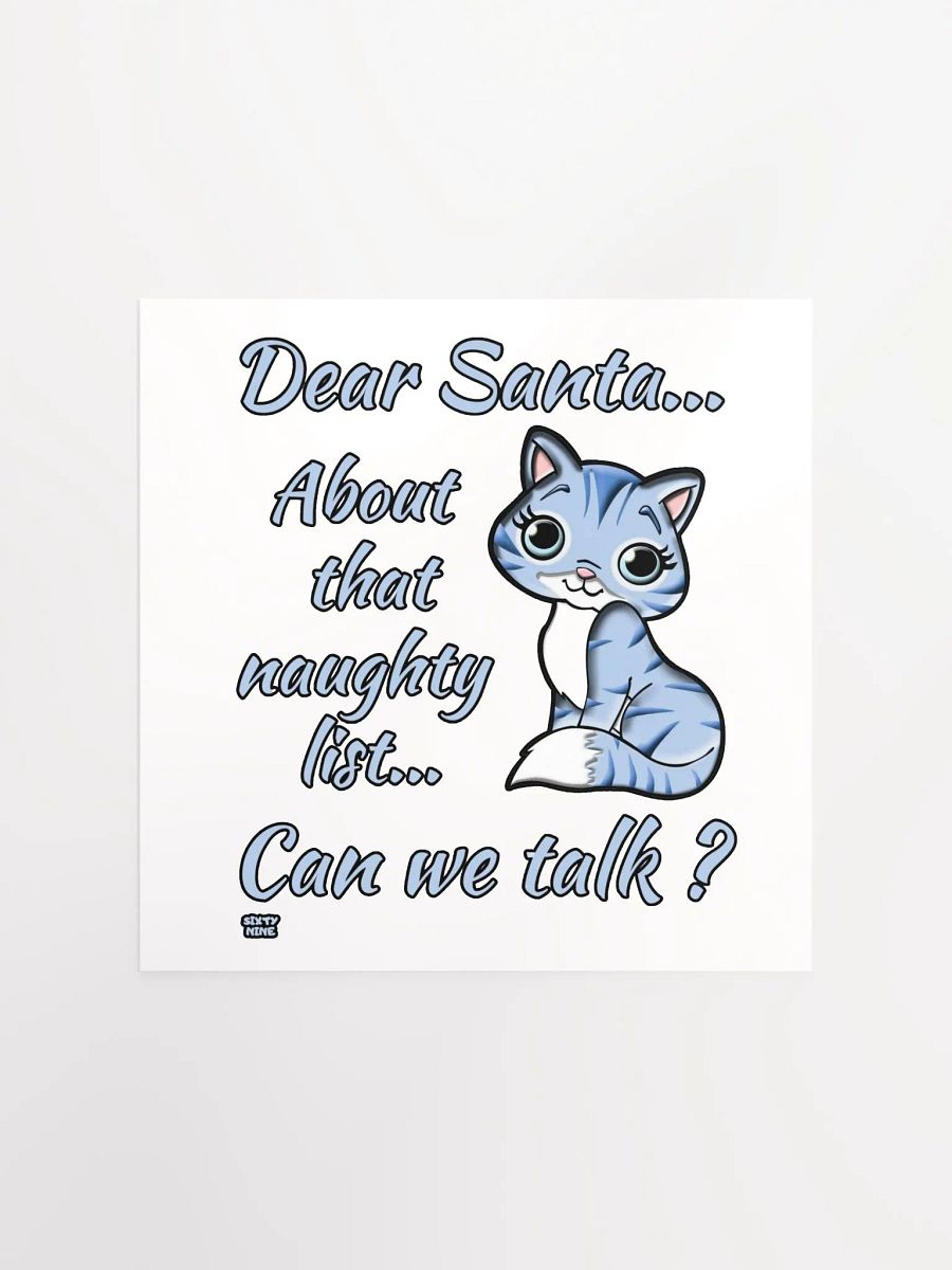 DEAR SANTA, ABOUT THAT NAUGHTY LIST... CAN WE TALK? product image (1)