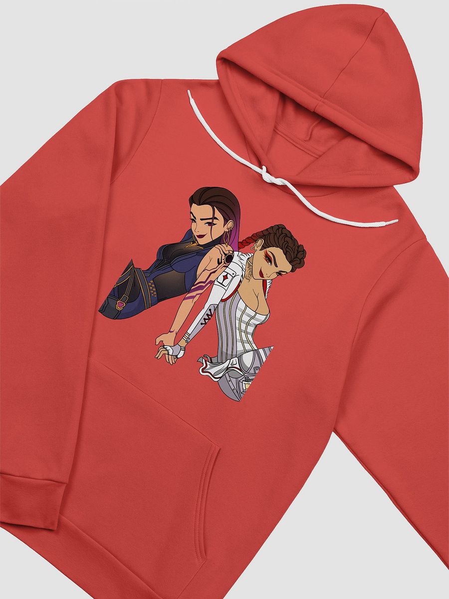 Zoomed in Loba Reyna inspired Soft touch Hoodie DesignsByStitchesGB product image (16)