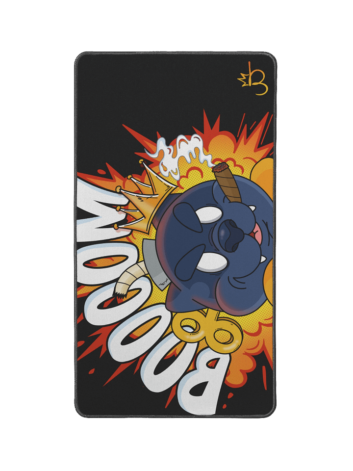 The BOOOOM Dog Desk Mat || 12 x 22 product image (1)