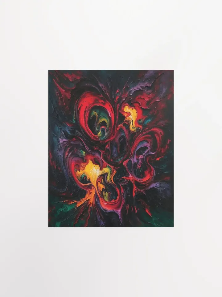 Vibrant Swirls Enhanced Matte Poster product image (1)