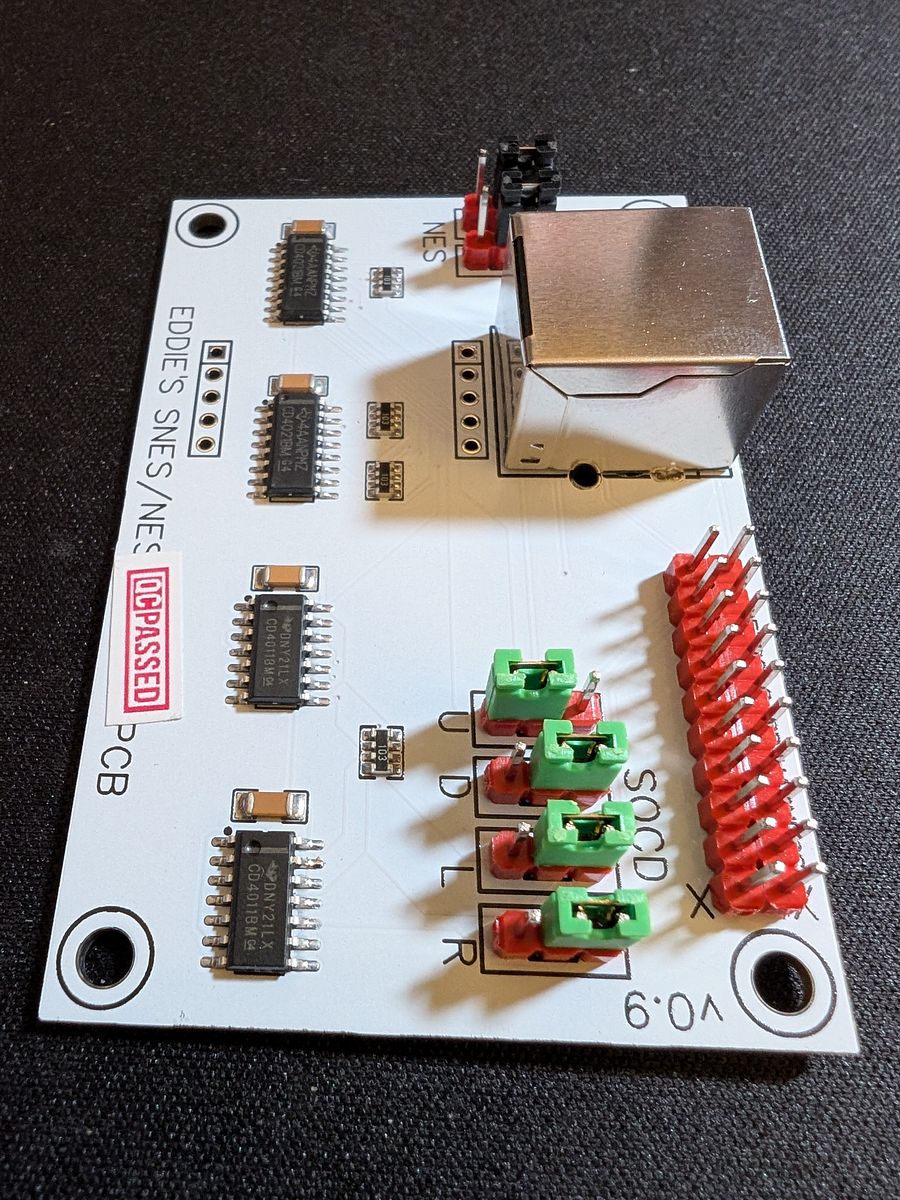 Eddie's SNES Retro Board PCB (WHITE) product image (5)