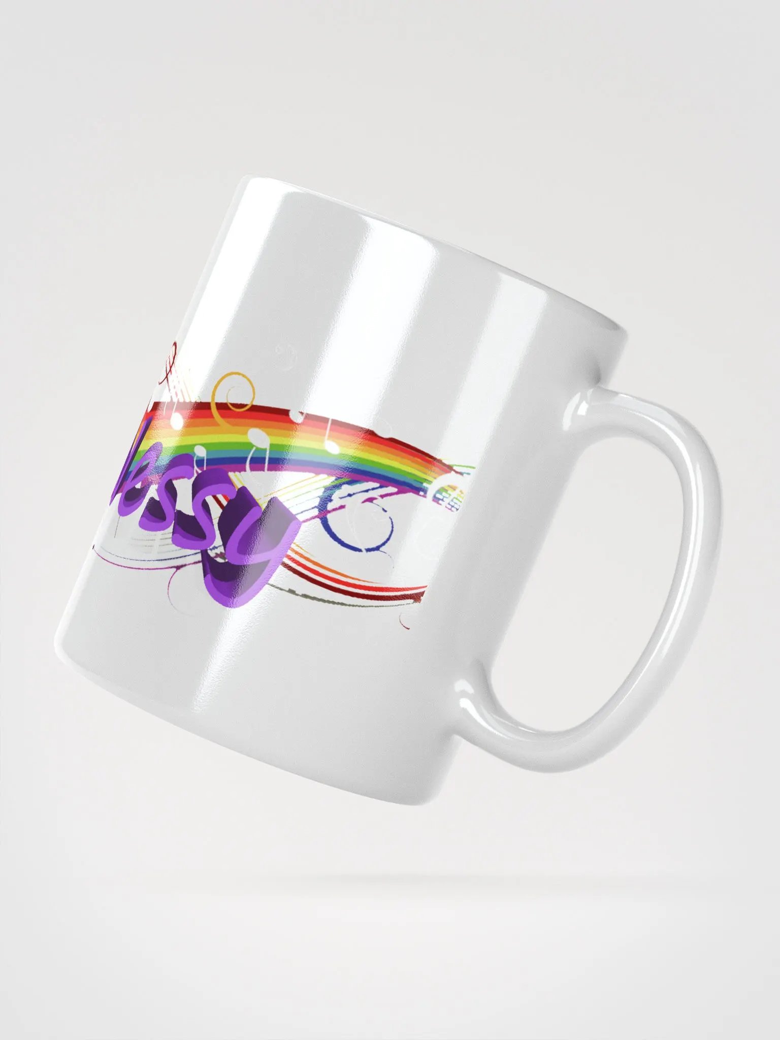 Taza Altavoces Nessy blanca product image (6)