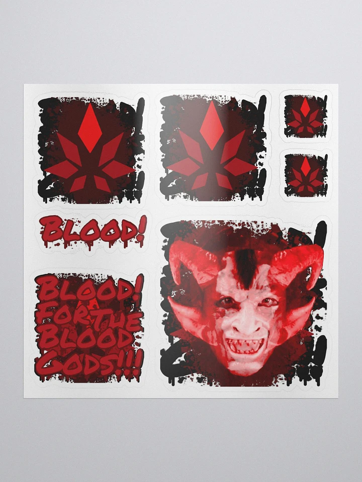 Blood Gods Vinyl Sticker Sheet product image (1)