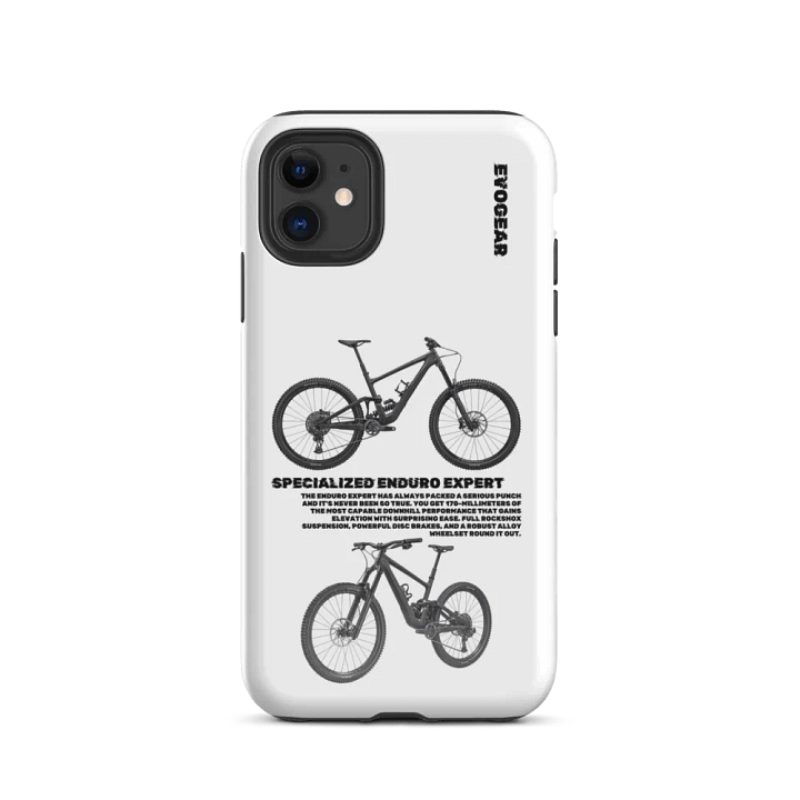 White Enduro Expert iPhone Case product image (2)