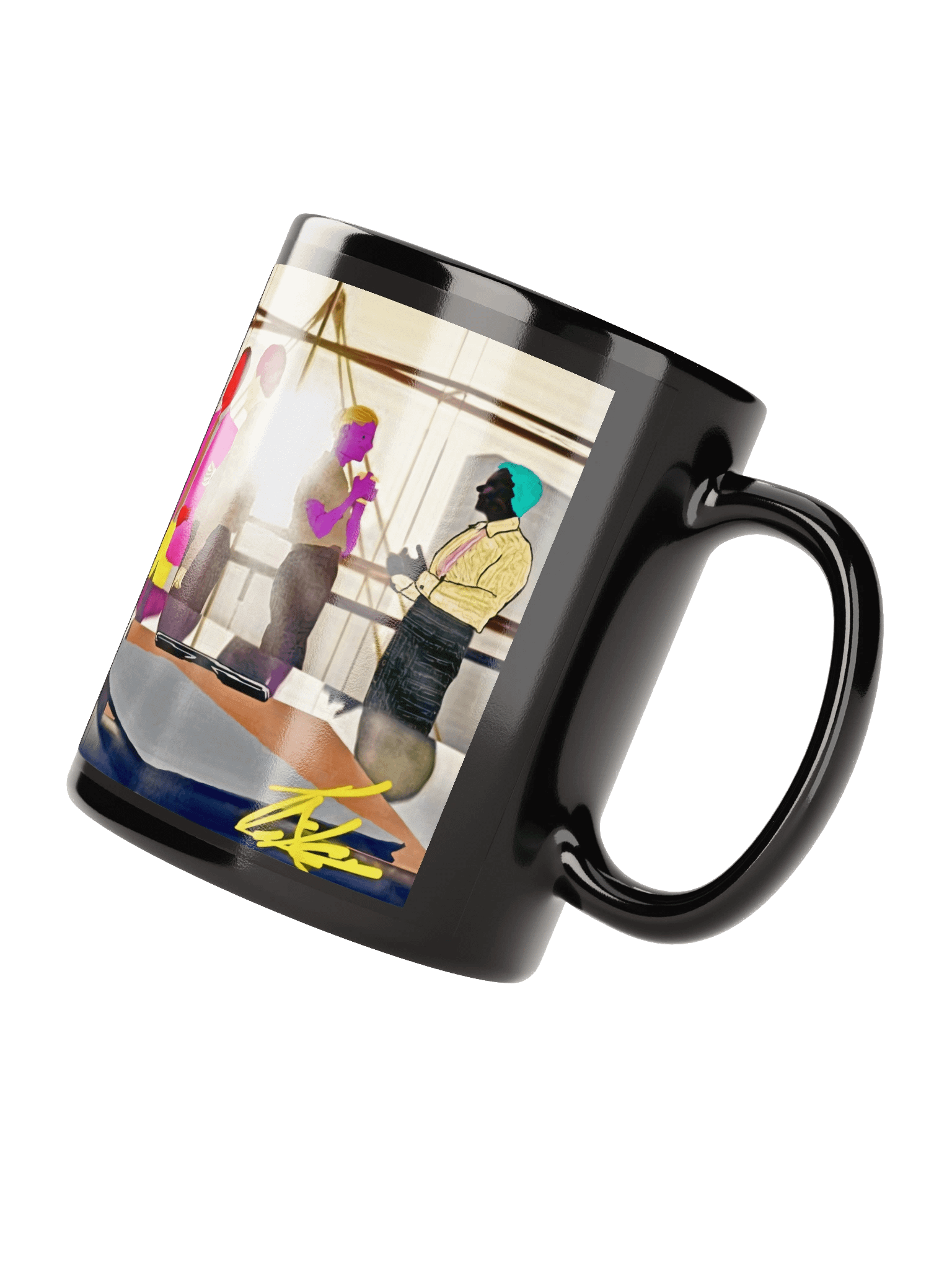 Cityscape Office Silhouettes Mug product image (4)