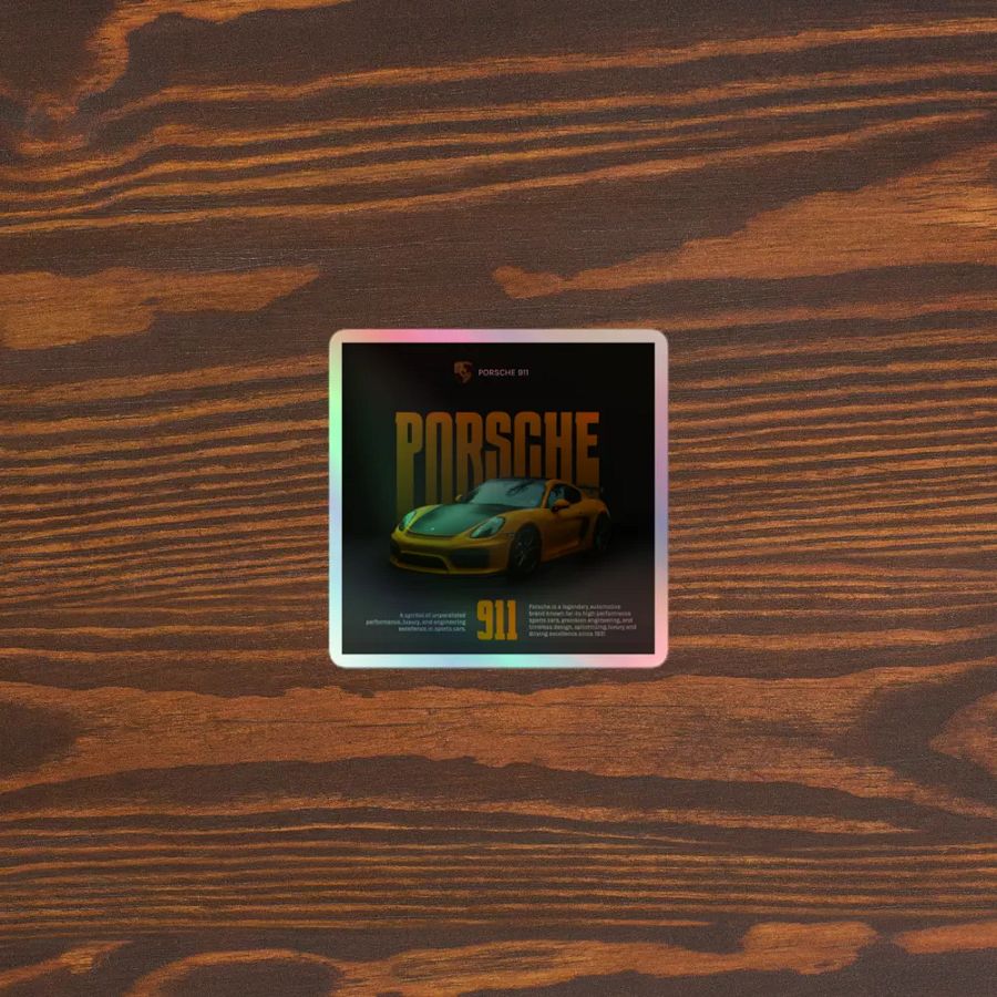 Porsche 911 Legacy Holographic Sticker Set product image (5)
