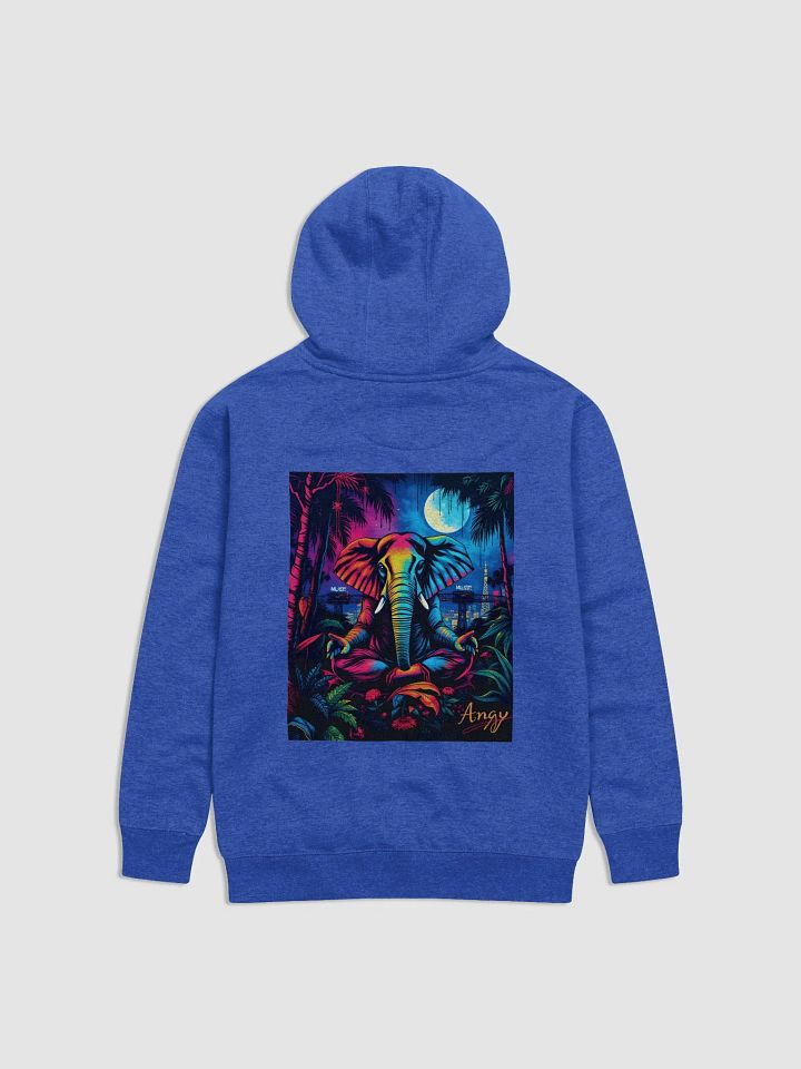 Urban Jungle Meditative Elephant Hoodie product image (2)