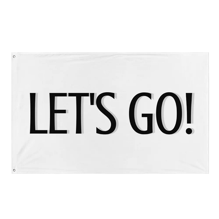 DO IT ALL "LET'S GO" Flag product image (1)